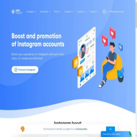 Скриншот главной страницы сайта smmtouch.ru