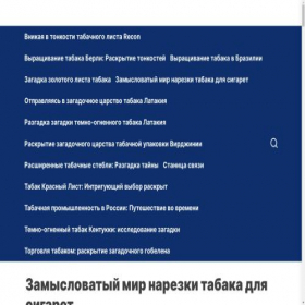 Скриншот главной страницы сайта smokoff.ru