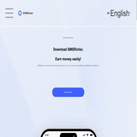 Скриншот главной страницы сайта smsricher.com