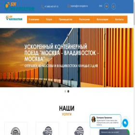 Скриншот главной страницы сайта sn-navigator.ru