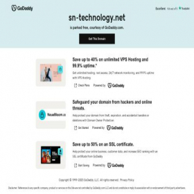 Скриншот главной страницы сайта sn-technology.net