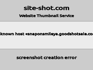 Скриншот главной страницы сайта snaponsmileya.goodshotsale.com