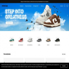 Скриншот главной страницы сайта sneakers2store.com