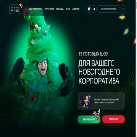 Скриншот главной страницы сайта sneg25.ru