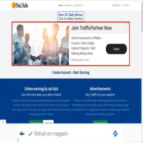 Скриншот главной страницы сайта sniads.com