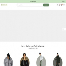 Скриншот главной страницы сайта snowears.com