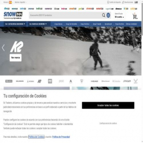 Скриншот главной страницы сайта snowinn.com