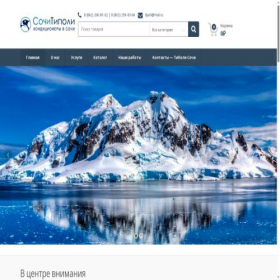 Скриншот главной страницы сайта sochitipoli.com