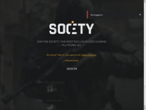 Скриншот главной страницы сайта society.gg
