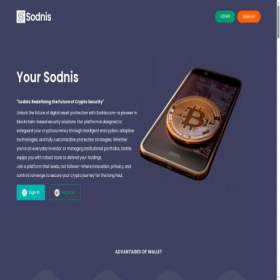Скриншот главной страницы сайта sodnis.com