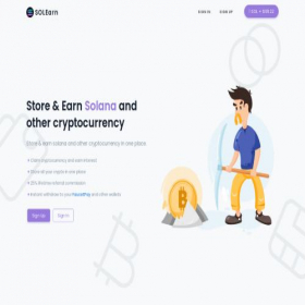 Скриншот главной страницы сайта sol-earn.com