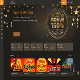 Скриншот главной страницы сайта sol236.casino