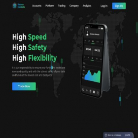Скриншот главной страницы сайта solana-markets.com