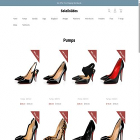 Скриншот главной страницы сайта soleilslides.com