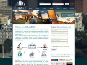 Скриншот главной страницы сайта solidtradebank.com