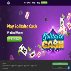 Скриншот главной страницы сайта solitairecash.com