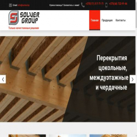 Скриншот главной страницы сайта solver.by