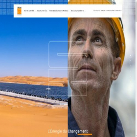 Скриншот главной страницы сайта sonatrach.com