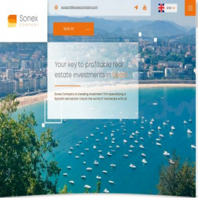 Скриншот главной страницы сайта sonexcompany.com