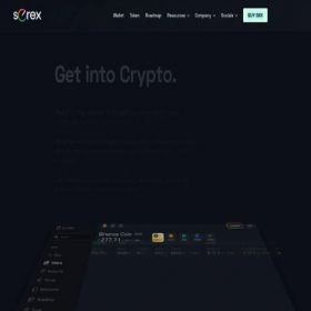 Скриншот главной страницы сайта sorexplatform.io