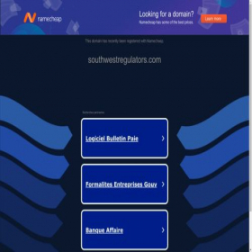 Скриншот главной страницы сайта southwestregulators.com