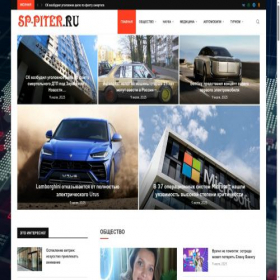 Скриншот главной страницы сайта sp-piter.ru
