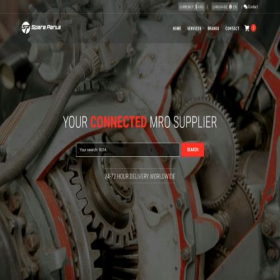 Скриншот главной страницы сайта sp-spareparts.com