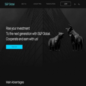 Скриншот главной страницы сайта sp-trade.io