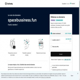 Скриншот главной страницы сайта spacebussiness.fun