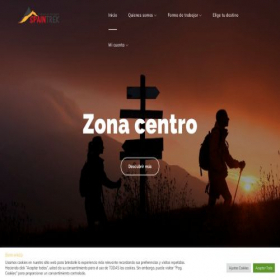 Скриншот главной страницы сайта spaintrek.net