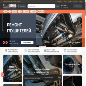 Скриншот главной страницы сайта spb-glushak.ru