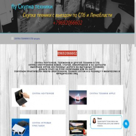 Скриншот главной страницы сайта spb-skupka.ru