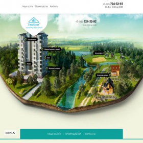 Скриншот главной страницы сайта spbokna.com