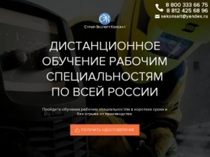 Скриншот главной страницы сайта specialnosti.sekonsalt.ru