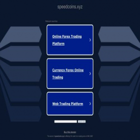 Скриншот главной страницы сайта speedcoins.xyz