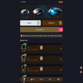 Скриншот главной страницы сайта spexy-game.com