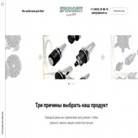 Скриншот главной страницы сайта sphoorti.ru