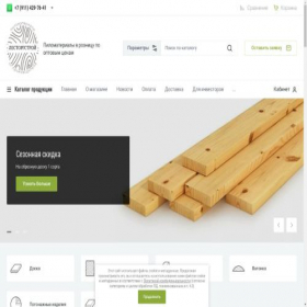 Скриншот главной страницы сайта spichkinles.ru
