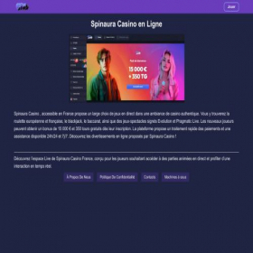 Скриншот главной страницы сайта spinauracasino-top.com