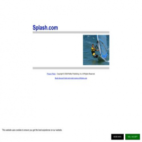 Скриншот главной страницы сайта splash.com