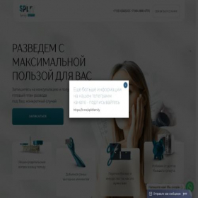 Скриншот главной страницы сайта splitfamily.ru