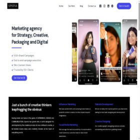 Скриншот главной страницы сайта spoina.com