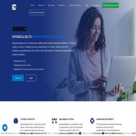 Скриншот главной страницы сайта spondulixbrass.com
