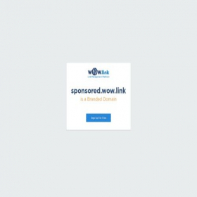Скриншот главной страницы сайта sponsored.wow.link