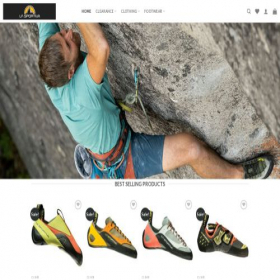 Скриншот главной страницы сайта sportlasportiva.com