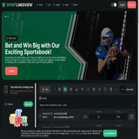 Скриншот главной страницы сайта sportlinesview.com