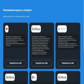Скриншот главной страницы сайта sportmediaone.ru