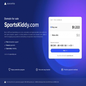 Скриншот главной страницы сайта sportskiddy.com