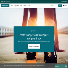 Скриншот главной страницы сайта sporty-you.club