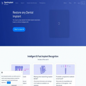 Скриншот главной страницы сайта spotimplant.com
